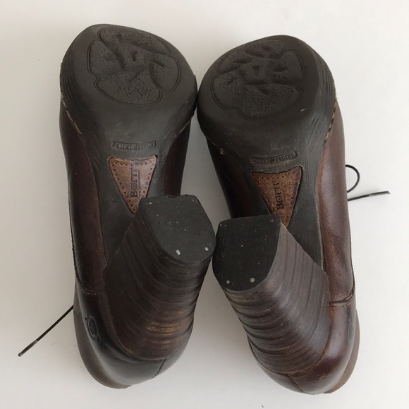 Born crown oil distressed platform bootie 3” heel - Picture 6 of 8